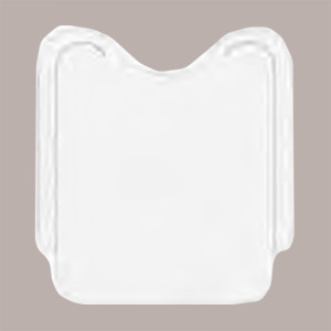 100 Pz Bavaglio BIG Monouso Colore Bianco in Tessuto Tnt 43x46 [b35181df]