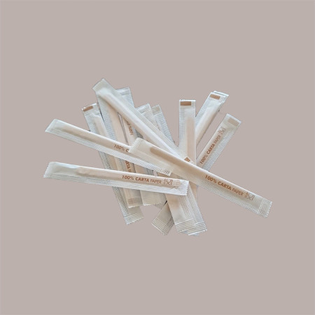 1000 Pz Palette Legno 110mm Imbustate Singole Caffè Cappuccino [f82031ae]
