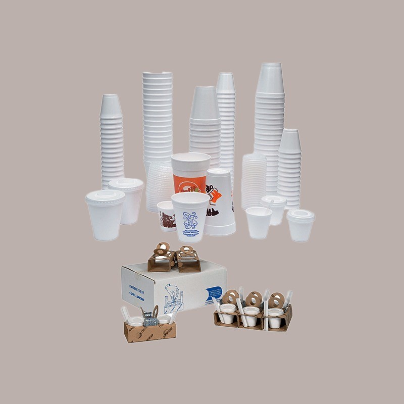 100 Pz Coperchio Piano Bicchiere Caffè Polistirolo Opaco 3oz 80 Ml [a95bd316]