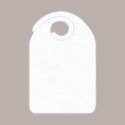 300 Pz Bavaglini Baby Bambino Colore Bianco Puppy in Tessuto Tnt [4caf66e5]