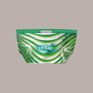 100 Pz Busta Termica Ice Bag Media Verde Riutilizzabile 41x24 cm [c0abb756]