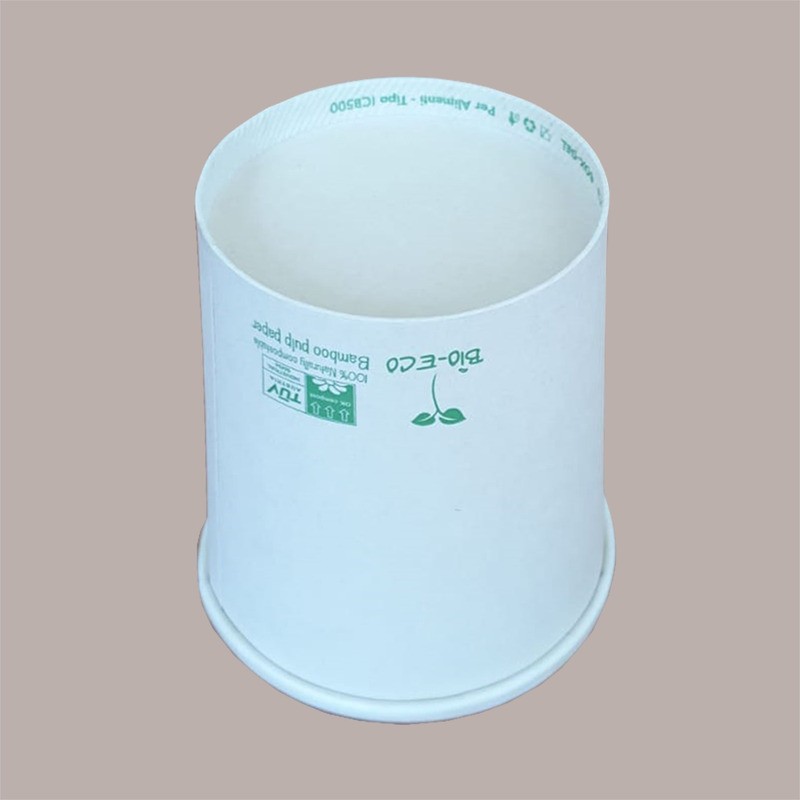 Cestello Barattolino Carta BIO Ice Cream Soup Bucket C500 x 25 pz [4b1bd01a]