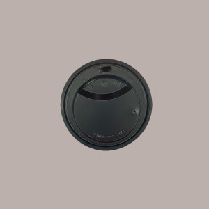 100 Pz Coperchio Beccuccio Nero Dm90 mm Bicchieri BT35 42 55 [0766c710]
