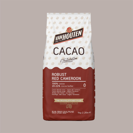 1 Kg Cacao Amaro 22/24 Red Cameroon Van Houten CALLEBAUT [9c0fc4d7]