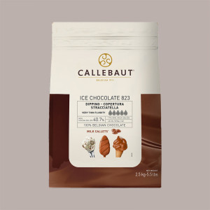 2,5 Kg Cioccolato Copertura al Latte Ice Stecco Gelato Callebaut