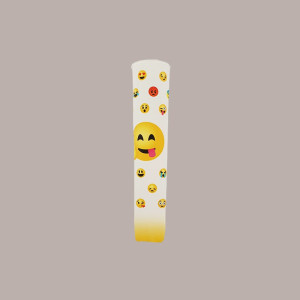 100 Pz Bicchiere Bibita Yogurt Carta Fantasia Emoticon Emoji 300cc [c4330a0f]
