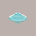 100 Pz Base Coperchio Blu in PS per Coppa Marianna 200cc [eadc5d32]