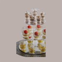 50 Pz Monoporzione ERA 120cc Nero Ps Finger Food Dessert [5ee3cb86]