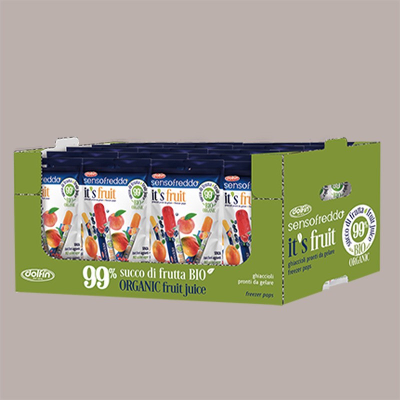 Ghiacciolo IT'S FRUIT 99% Frutta Senso Freddo DOLFIN 40 Pezzi [b43cbd52]