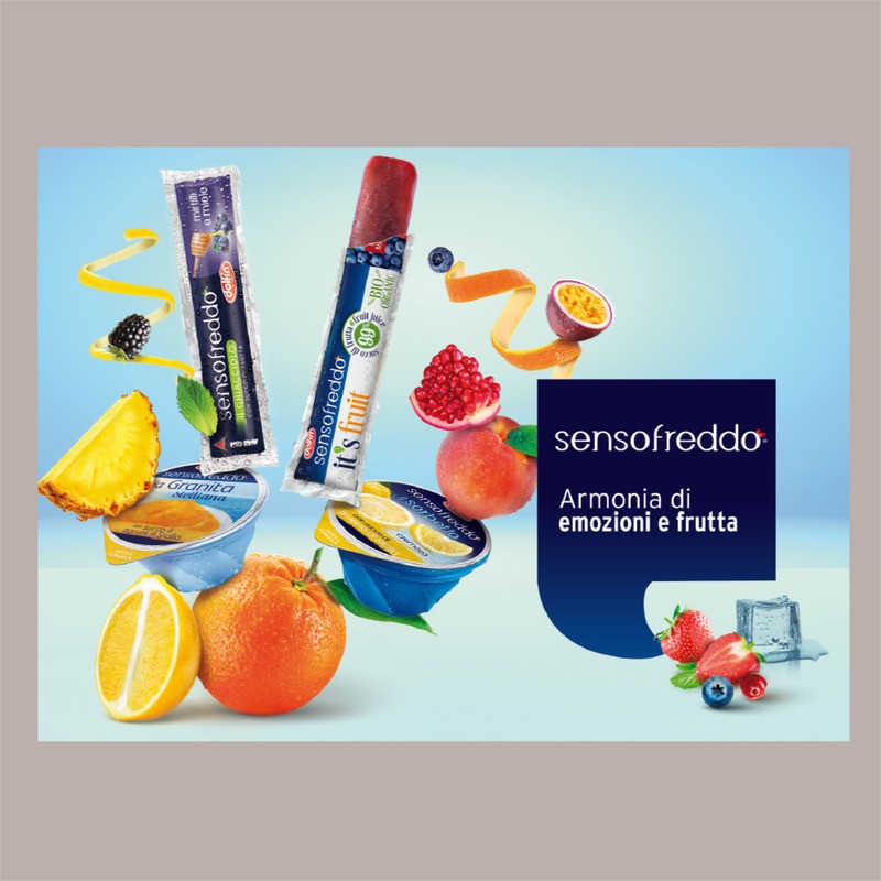 Ghiacciolo IT'S FRUIT 99% Frutta Senso Freddo DOLFIN 40 Pezzi [06713b48]