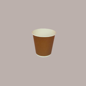 50 Pezzi Bicchiere Termico Carta Caffè Brown Marrone 3oz 75 ml [7cd11235]