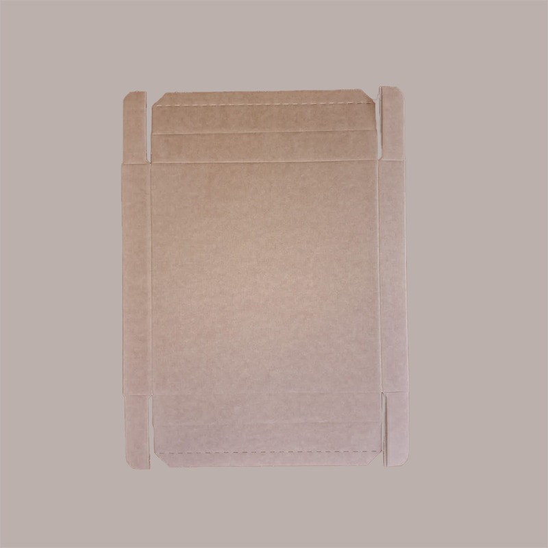 5 Pz Scatola Baule + Coperchio Carta Avana 250x250H300 mm [e5e36127]