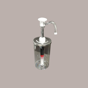 Distributore Dosatore Salse e Creme Plexiglass 3 Dispenser 1650 ml
