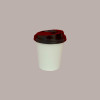 50 Pz Bicchiere Carta Caffè  Bianco 4oz  Asporto Bevande Calde [a452e921]