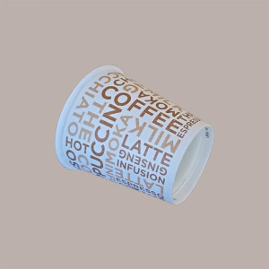 50 Pezzi Bicchiere Termico Carta Caffè Bianco White 3oz 93 ml [fad8722d]
