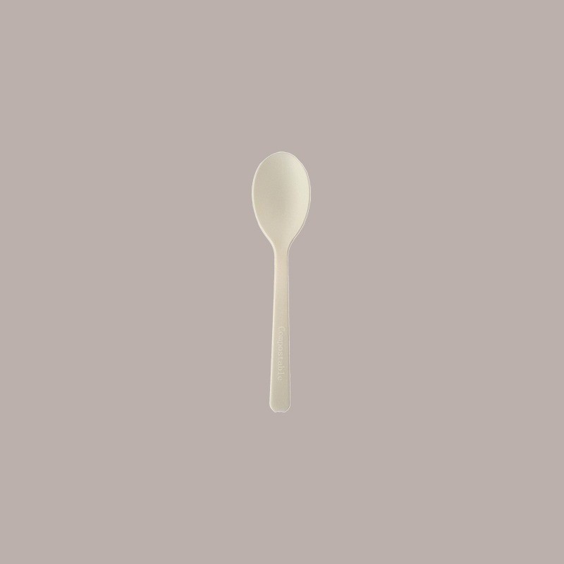 100 Pz Cucchiaino Bio Eco PLA Yogurt Gelato Granita cm 10,5 [90af4b53]