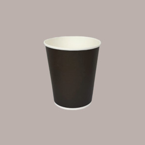 50 Pezzi Bicchiere Termico Carta 6oz 180 ml Black Nero [247eb5cb]