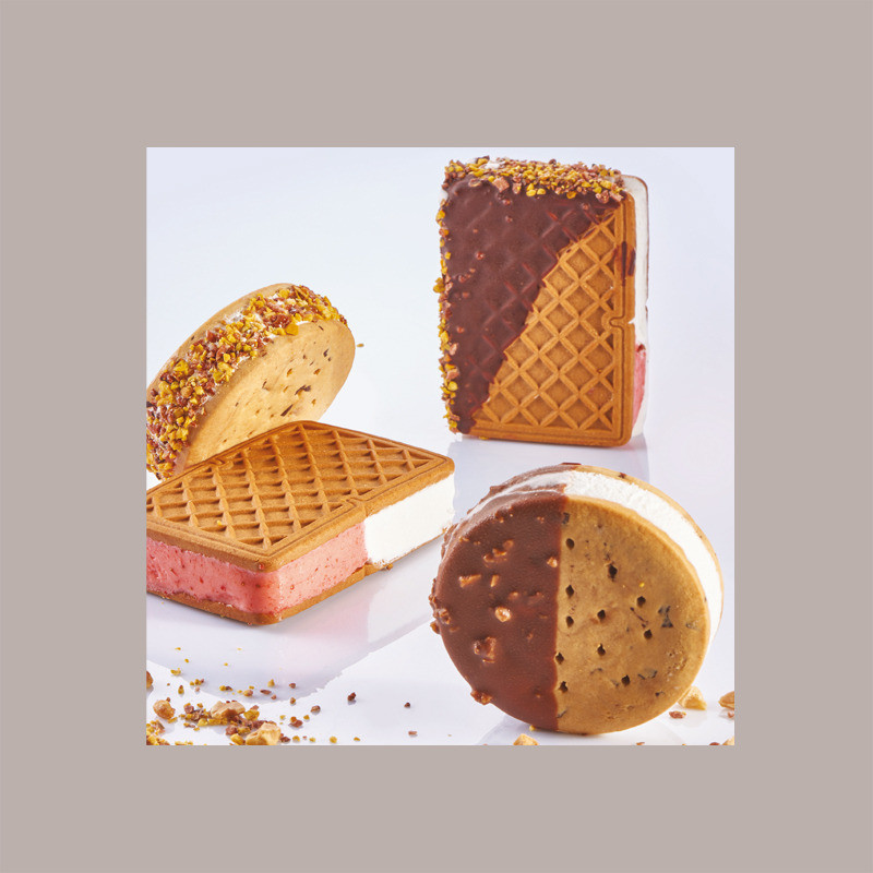 Stampo rotondo per torte gelato ondulato 15x5h cm - Bovo Gelati