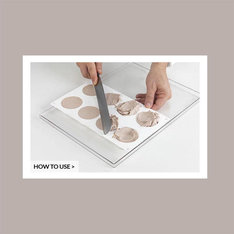 Stampo per Biscotto Gelato Rotondo Cioccogel 78 mm BREAK&GO [96adf637]
