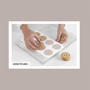 Stampo per Biscotto Gelato Rotondo Cioccogel 78 mm BREAK&GO [21b03733]