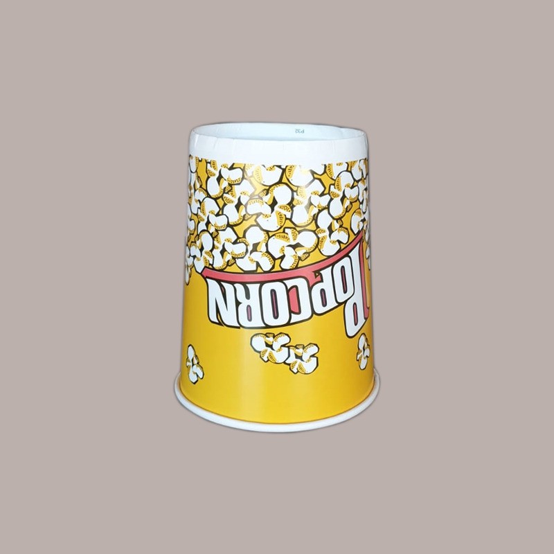 10 Pezzi Bicchierone Carta Pop Corn Medio Medium 1360 ml 46oz [20919a63]