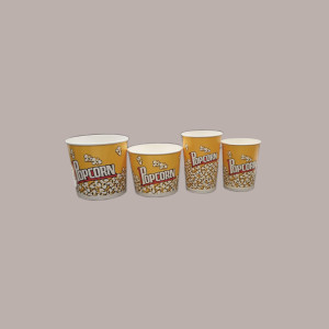 10 Pezzi Bicchierone Carta Pop Corn Medio Medium 1360 ml 46oz [4eaa186a]