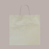 50 Pz Borsa in Carta Riciclata Natura Bio per Asporto 32+20H30 [e8d6ab43]