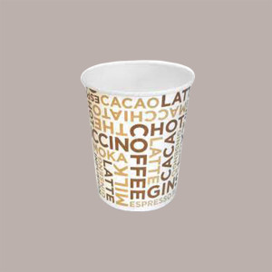 50 Pezzi Bicchiere Termico Carta 6oz 150 ml COFFEE WHITE [7b925c8d]