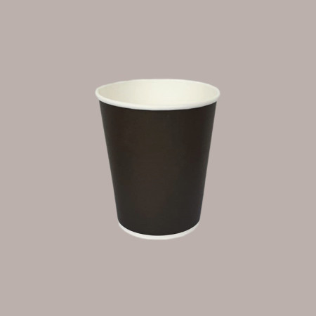 50 Bicchierini da Caffè in Carta Bio Italy Black da 65ml
