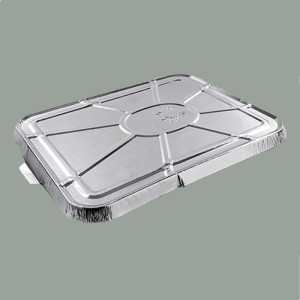 100 Pz Coperchio per Vaschetta Alluminio 3 Scomparti CR100G [969246ce]