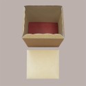 2 Pz Scatola Baule+Coperchio Carta Onda Avana 400x340H340 mm [c4355878]