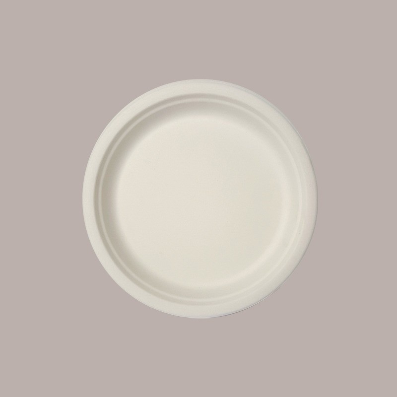 25 Pezzi Piatto Bio Eco Piano Dm26 in Carta Polpa di Cellulosa [85637327]