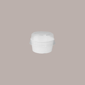 200 Pz Coppetta Gelato Grande Dessert in Carta Bianca 200cc [e9bddf8b]