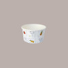 180 Pz Coppetta Gelato Dessert Carta Grande Fantasia Silver 230cc [8188a7cb]