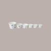 180 Pz Coppetta Gelato Dessert Carta Grande Fantasia Silver 230cc [8c8fab9f]