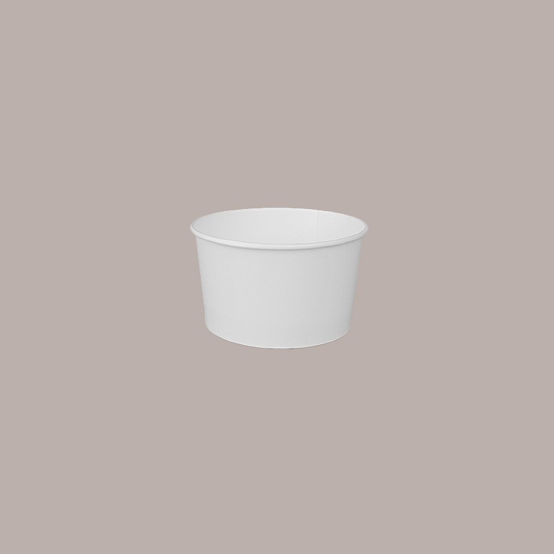 180 Pz Coppetta Gelato Dessert Grande in Carta Bianca 230cc [33c521d1]