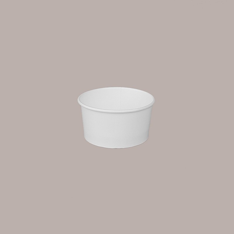 180 Pz Coppetta Gelato Dessert Grande in Carta Bianca 230cc [47423b96]
