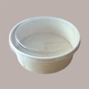 50 Pz Coppa Insalata Carta Avana BIO Coperchio 1200 Ml Dm 185 [aa570fa8]