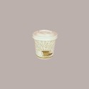 100 Pz Coperchio Piano Trasparente Bicchieri Carta Termici 3oz SD [dc5f21ff]