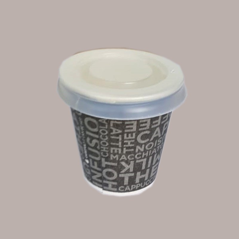 100 Pz Coperchio Piano Opaco dm58 per Bicchiere Caffè B05 3oz [1e42e75d]