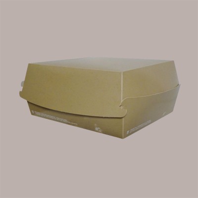100 Pz Porta Panino Carta Hamburger 160x155H90 Bio Compost [96aff75c]