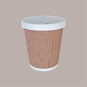 50 Coperchio Carta Chiuso Bicchiere Cappuccino 200cc 6/7oz BH20 [076f26e1]