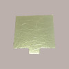 200 Vassoio Monoporzione Quadrato Cartoncino Oro Nero 8x8 cm [cdba5f65]