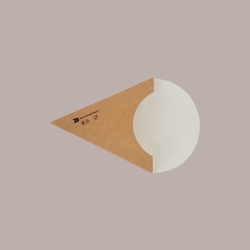 250 Pezzi Porta Crepes Piadina in cartoncino politenato 1/8 Asporto [5b3a79f1]