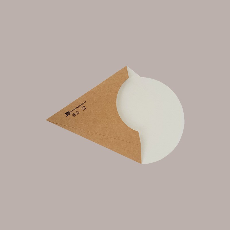 Porta Crepes Piadina in cartoncino politenato 1/8 Asporto 250 pezzi [821c3afc]