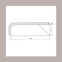 100 Pz Porta Hot Dog Aperto Carta Avana Bio Compost 165x50H47 [7587934a]