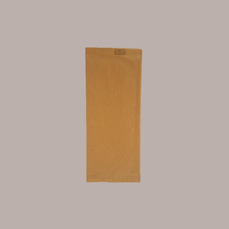 125 Pezzi Busta Portaposate Carta Paglia Tovagliolo Bianco 40x40 [47994882]