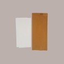 125 Pezzi Busta Portaposate Carta Paglia Tovagliolo Bianco 40x40 [f0848986]