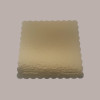 10 Kg Sottotorta Vassoio Cartone Quadrato ALA Oro Nero 25x25 cm [8d2f4fcf]