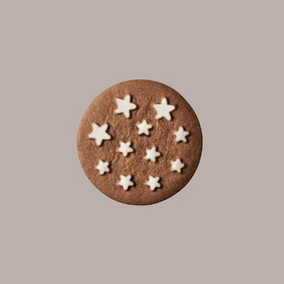 500 Pz Biscotto Cacao per Gelato Stellina Gluten Free BREAK&GO [acf78cbb]